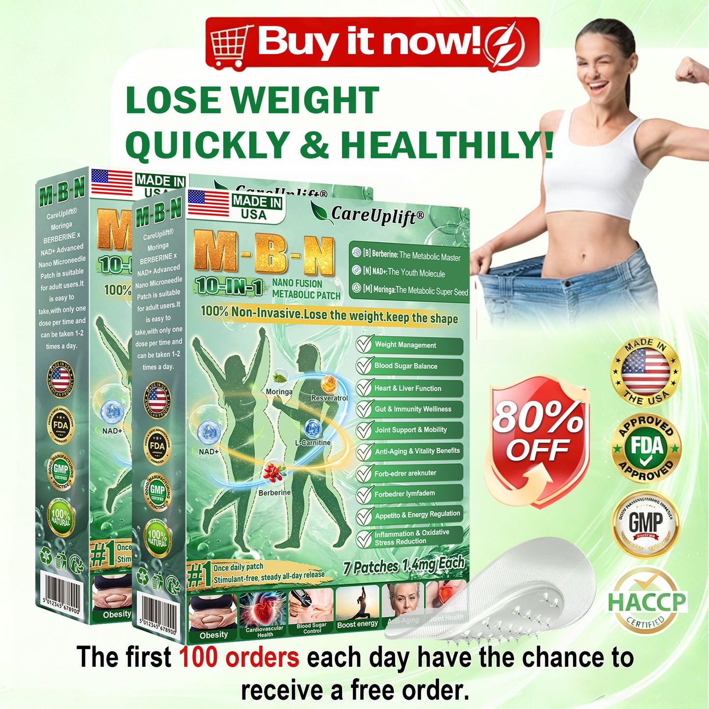 ⏰⏰Congratulations! You have unlocked an exclusive CareUplift® offer! i As a thank you for your order, we're offering an additional 30% off today! Click below to grab this special offer, offer expires!⏰