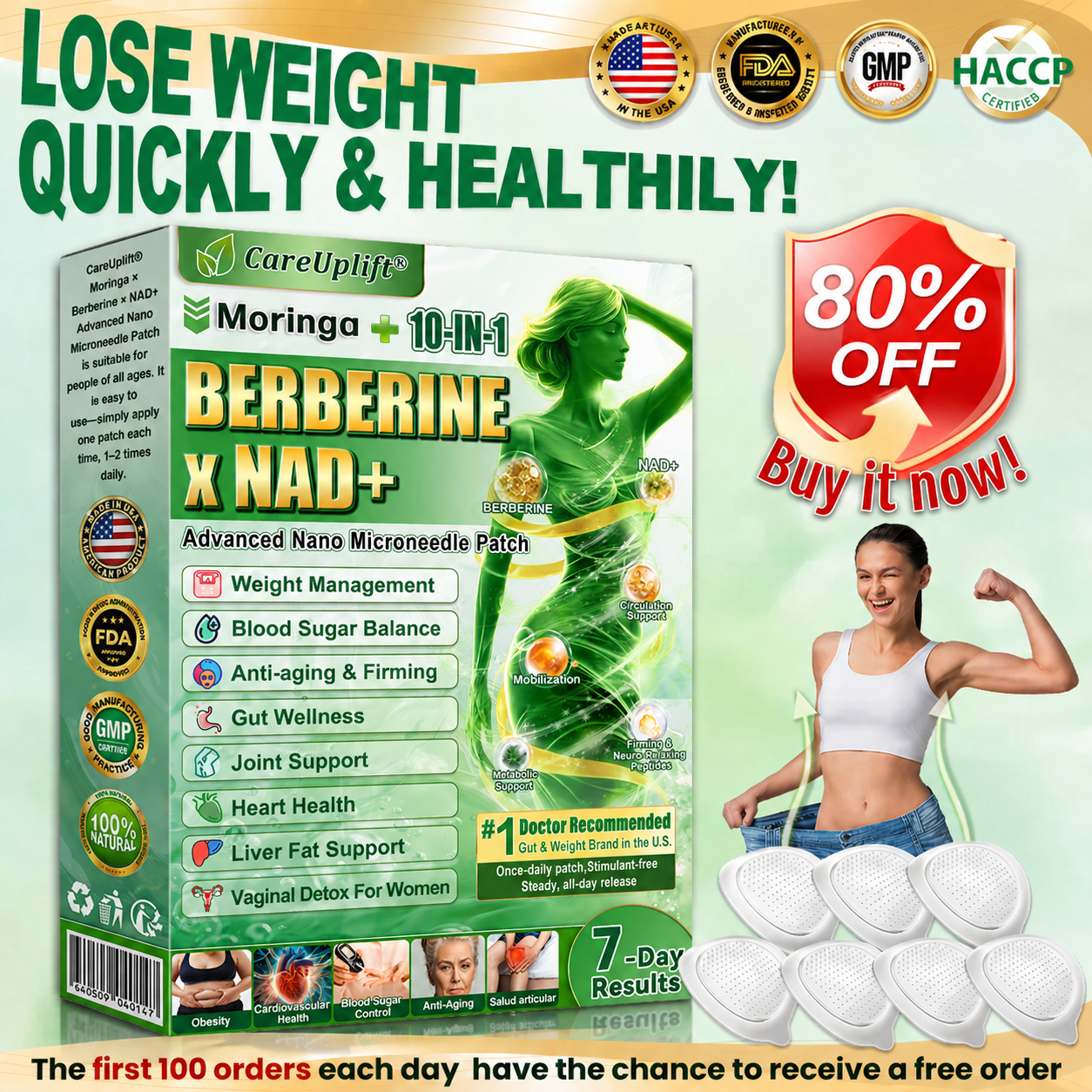 𝐂𝐚𝐫𝐞𝐔𝐩𝐥𝐢𝐟𝐭® 𝑴𝒆𝒕𝒂𝒃𝒐𝒍𝒊𝒄 𝑵𝒂𝒏𝒐 𝑴𝒊𝒄𝒓𝒐𝒏𝒆𝒆𝒅𝒍𝒆 𝑷𝒂𝒕𝒄𝒉🇺🇸(𝐉𝐮𝐬𝐭 𝐨𝐧𝐜𝐞 𝐚 𝐝𝐚𝐲, 𝐯𝐢𝐬𝐢𝐛𝐥𝐞 𝐜𝐡𝐚𝐧𝐠𝐞𝐬 𝐢𝐧 𝟕 𝐝𝐚𝐲𝐬）𝘽𝙚𝙧𝙗𝙚𝙧𝙞𝙣𝙚 + 𝙈𝙤𝙧𝙞𝙣𝙜𝙖 𝙁𝙤𝙧𝙢𝙪𝙡𝙖 ✅ 𝐅𝐨𝐫 𝐨𝐛𝐞𝐬𝐢𝐭𝐲, 𝗟𝗼𝗼𝘀𝗲 𝘀𝗸𝗶𝗻,𝐝𝐢𝐚𝐛𝐞𝐭𝐞𝐬, 𝐬𝐥𝐞𝐞𝐩 𝐚𝐩𝐧𝐞𝐚, 𝐣𝐨𝐢𝐧𝐭 𝐢𝐬𝐬𝐮𝐞𝐬, 𝐚𝐧𝐝 𝐦𝐨𝐫𝐞 💯💯